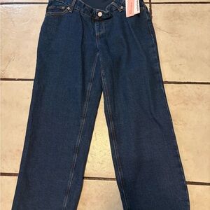 Motherhood Dark Blue Relaxed Jeans